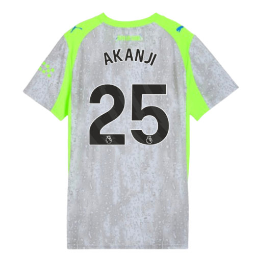 2025-2026 Man City Third Shirt (Womens) (Akanji 25)  2025-2026 Man City Third Shirt (Womens) (Akanji 25)