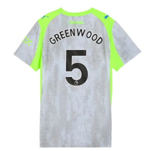 2025-2026 Man City Third Shirt (Womens) (Greenwood 5)