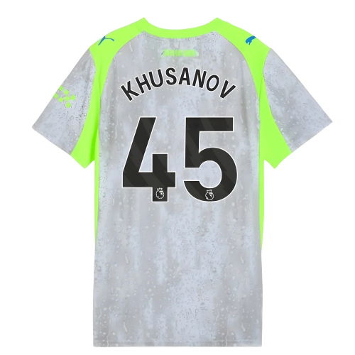 2025-2026 Man City Third Shirt (Womens) (Khusanov 45)