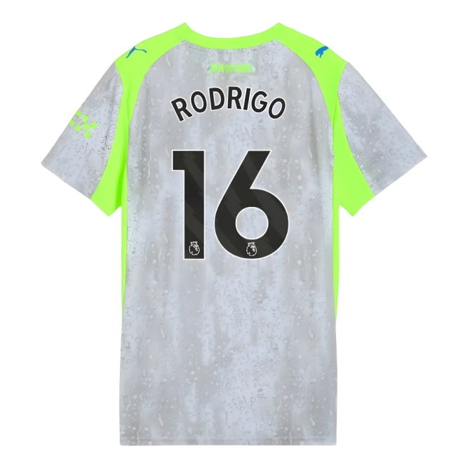 2025-2026 Man City Third Shirt (Womens) (Rodrigo 16)