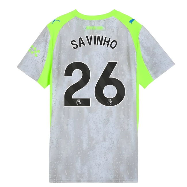 2025-2026 Man City Third Shirt (Womens) (Savinho 26)