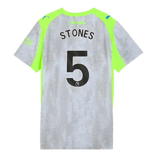 2025-2026 Man City Third Shirt (Womens) (Stones 5)