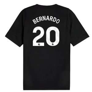 2025-2026 Man City Training Jersey (Black) (Bernardo 20)