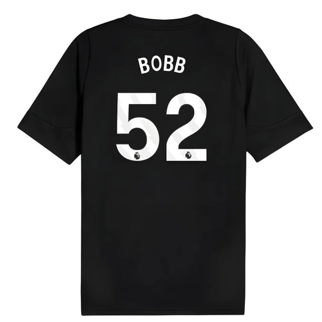 2025-2026 Man City Training Jersey (Black) (Bobb 52)