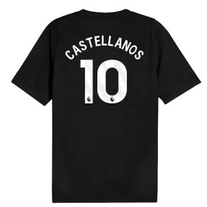 2025-2026 Man City Training Jersey (Black) (Castellanos 10)