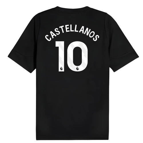 2025-2026 Man City Training Jersey (Black) (Castellanos 10)