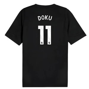 2025-2026 Man City Training Jersey (Black) (Doku 11)