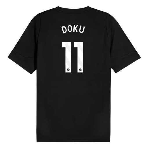 2025-2026 Man City Training Jersey (Black) (Doku 11)
