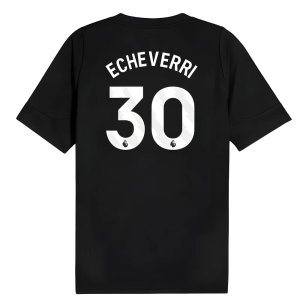 2025-2026 Man City Training Jersey (Black) (Echeverri 30)