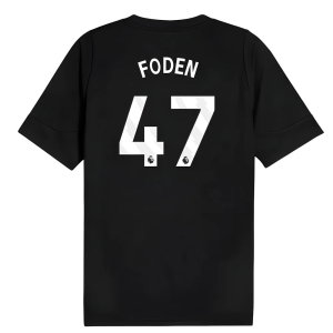 2025-2026 Man City Training Jersey (Black) (Foden 47)