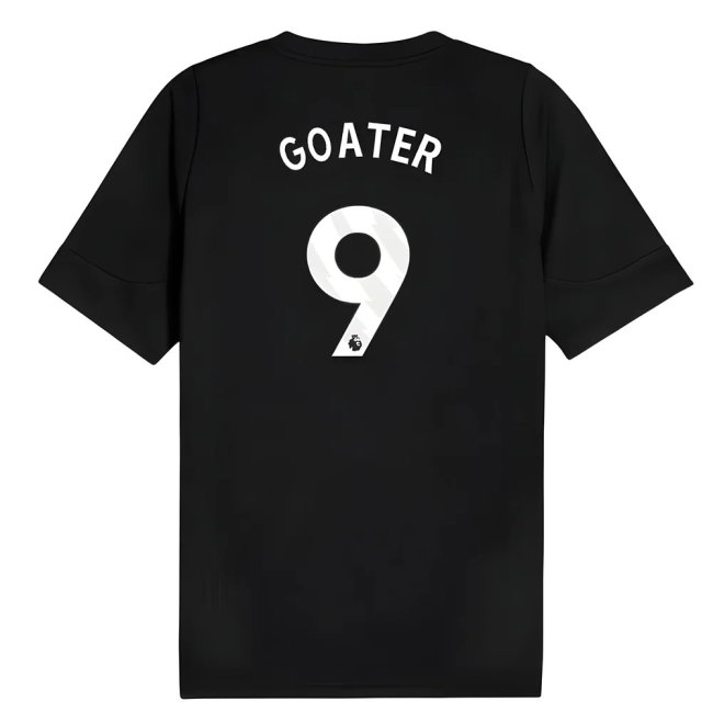 2025-2026 Man City Training Jersey (Black) (Goater 9)