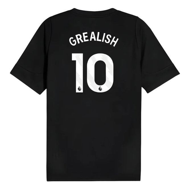 2025-2026 Man City Training Jersey (Black) (Grealish 10)