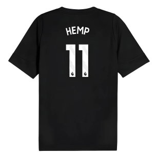 2025-2026 Man City Training Jersey (Black) (Hemp 11)