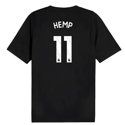 2025-2026 Man City Training Jersey (Black) (Hemp 11)