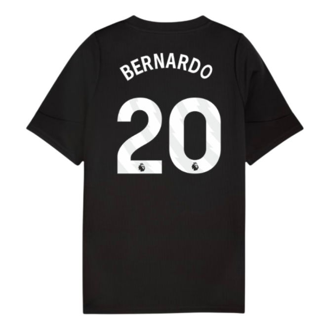 2025-2026 Man City Training Jersey (Black) - Kids (Bernardo 20)