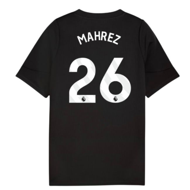 2025-2026 Man City Training Jersey (Black) - Kids (Mahrez 26)
