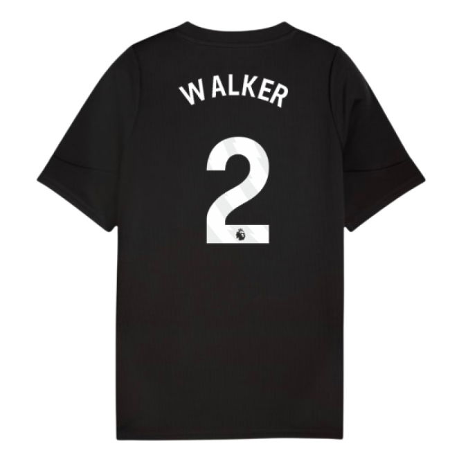 2025-2026 Man City Training Jersey (Black) - Kids (Walker 2)