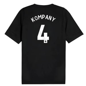 2025-2026 Man City Training Jersey (Black) (Kompany 4)