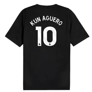 2025-2026 Man City Training Jersey (Black) (Kun Aguero 10)