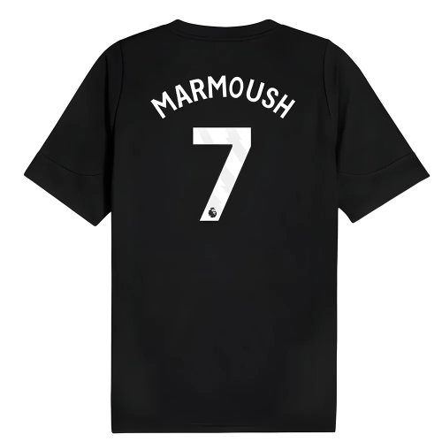 2025-2026 Man City Training Jersey (Black) (Marmoush 7)
