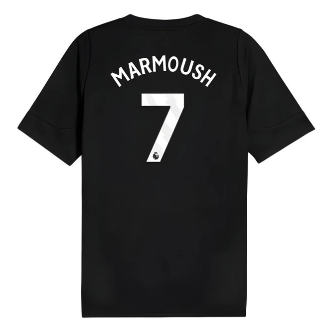 2025-2026 Man City Training Jersey (Black) (Marmoush 7)
