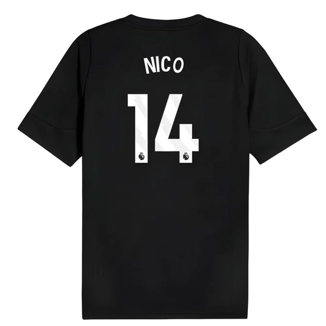 2025-2026 Man City Training Jersey (Black) (Nico 14)