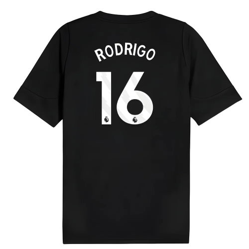 2025-2026 Man City Training Jersey (Black) (Rodrigo 16)