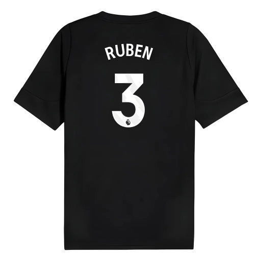 2025-2026 Man City Training Jersey (Black) (Ruben 3)