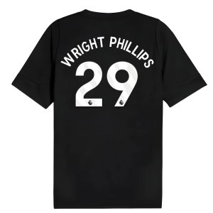2025-2026 Man City Training Jersey (Black) (Wright Phillips 29)
