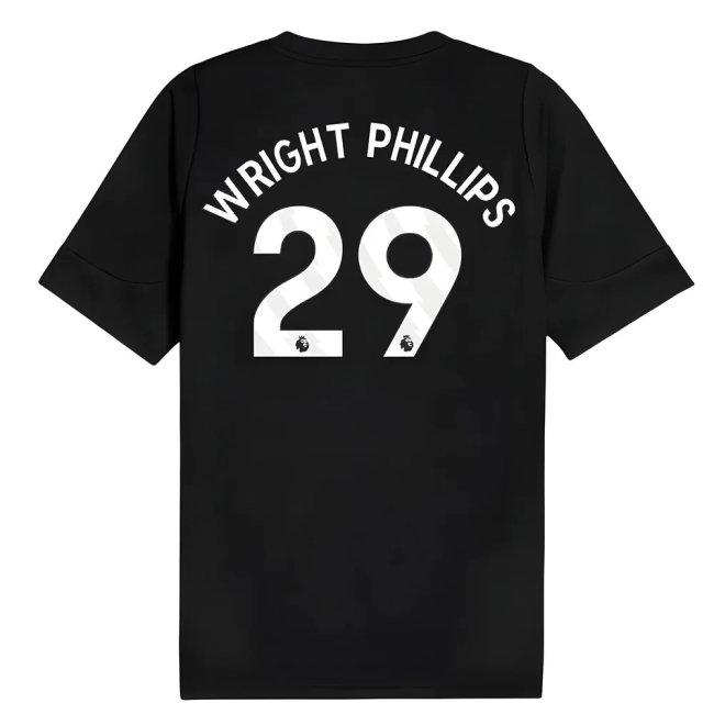 2025-2026 Man City Training Jersey (Black) (Wright Phillips 29)