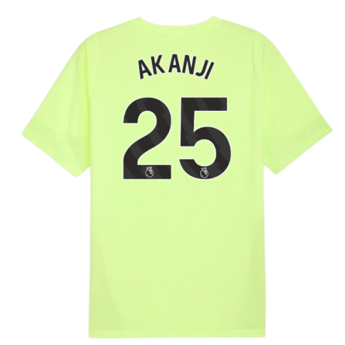 2025-2026 Man City Training Jersey (Fizzy Apple) (Akanji 25)  2025-2026 Man City Training Jersey (Fizzy Apple) (Akanji 25)