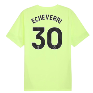 2025-2026 Man City Training Jersey (Fizzy Apple) (Echeverri 30)