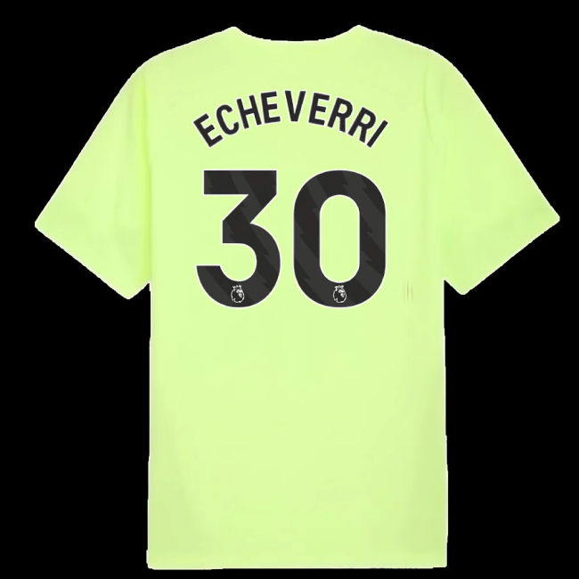 2025-2026 Man City Training Jersey (Fizzy Apple) (Echeverri 30)