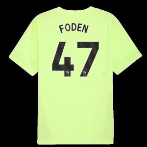 2025-2026 Man City Training Jersey (Fizzy Apple) (Foden 47)