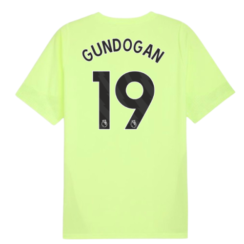 2025-2026 Man City Training Jersey (Fizzy Apple) (Gundogan 19)