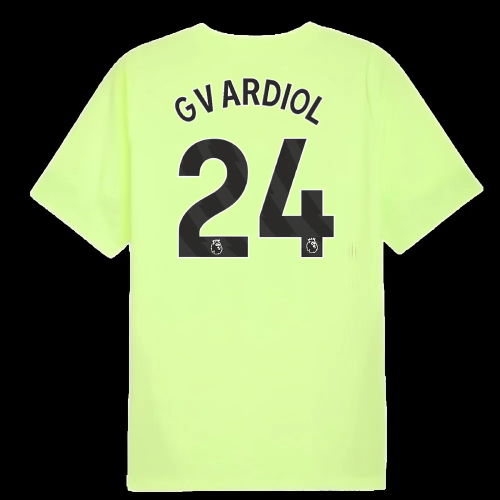 2025-2026 Man City Training Jersey (Fizzy Apple) (Gvardiol 24)