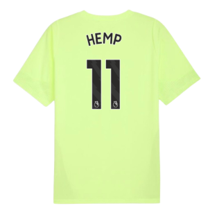 2025-2026 Man City Training Jersey (Fizzy Apple) (Hemp 11)