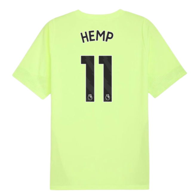 2025-2026 Man City Training Jersey (Fizzy Apple) (Hemp 11)