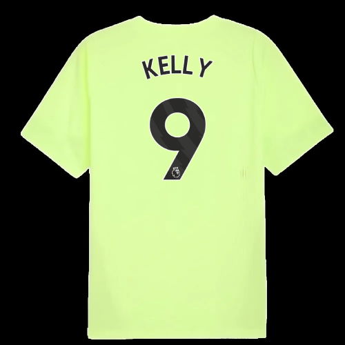 2025-2026 Man City Training Jersey (Fizzy Apple) (Kelly 9)