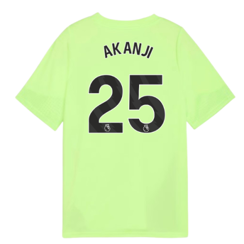2025-2026 Man City Training Jersey (Fizzy Apple) - Kids (Akanji 25)  2025-2026 Man City Training Jersey (Fizzy Apple) - Kids (Akanji 25)