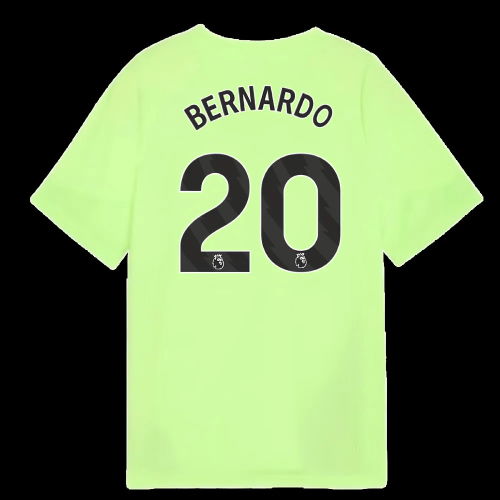 2025-2026 Man City Training Jersey (Fizzy Apple) - Kids (Bernardo 20)