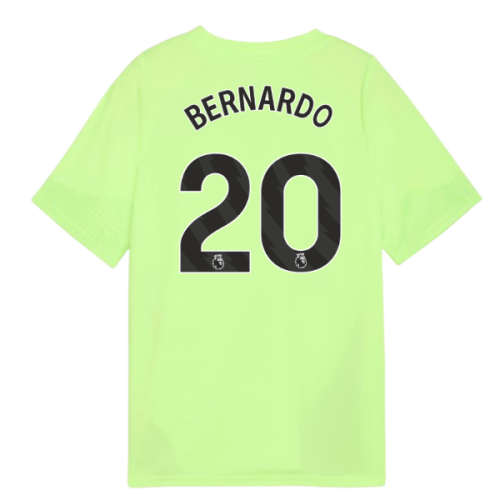 2025-2026 Man City Training Jersey (Fizzy Apple) - Kids (Bernardo 20)