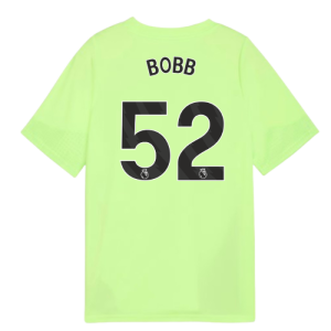 2025-2026 Man City Training Jersey (Fizzy Apple) - Kids (Bobb 52)