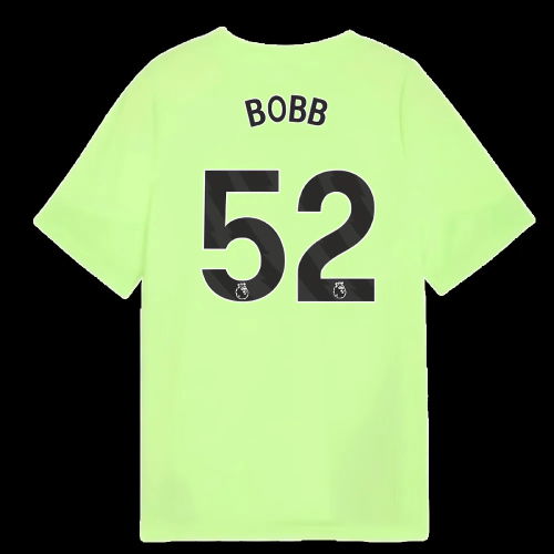 2025-2026 Man City Training Jersey (Fizzy Apple) - Kids (Bobb 52)
