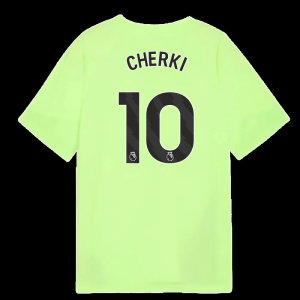 2025-2026 Man City Training Jersey (Fizzy Apple) - Kids (Cherki 10)