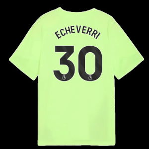 2025-2026 Man City Training Jersey (Fizzy Apple) - Kids (Echeverri 30)
