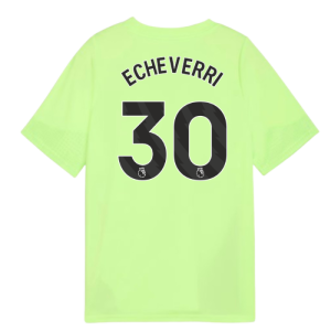 2025-2026 Man City Training Jersey (Fizzy Apple) - Kids (Echeverri 30)