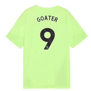 2025-2026 Man City Training Jersey (Fizzy Apple) - Kids (Goater 9)