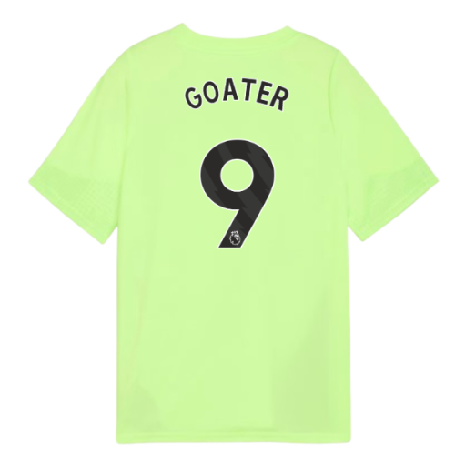 2025-2026 Man City Training Jersey (Fizzy Apple) - Kids (Goater 9)