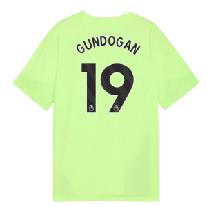 2025-2026 Man City Training Jersey (Fizzy Apple) - Kids (Gundogan 19)